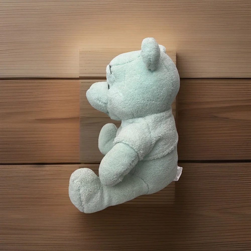Disney‎ Store Plush Spring Lagoon Mint green  WINNIE THE POOH Bear plush RARE